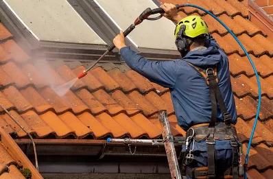 Démoussage et hydrofuge de toiture à Flammerécourt